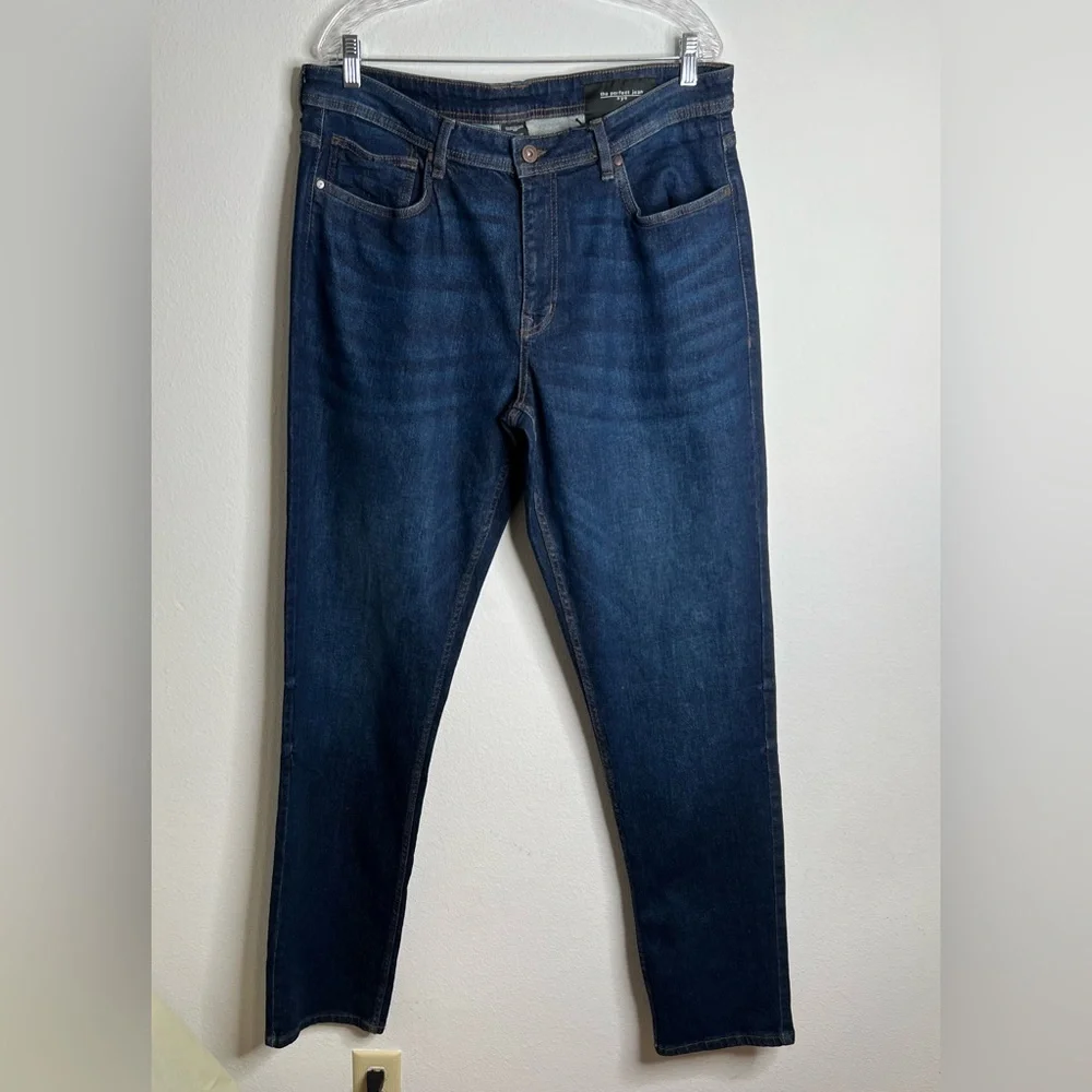 NYC The Perfect Jean Men’s Athletic Fit Mariner-Dkblue SIZE 36X 36 NEW